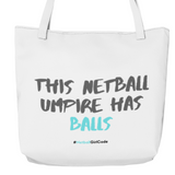 'Netball Umpire' Shopping Tote Bag