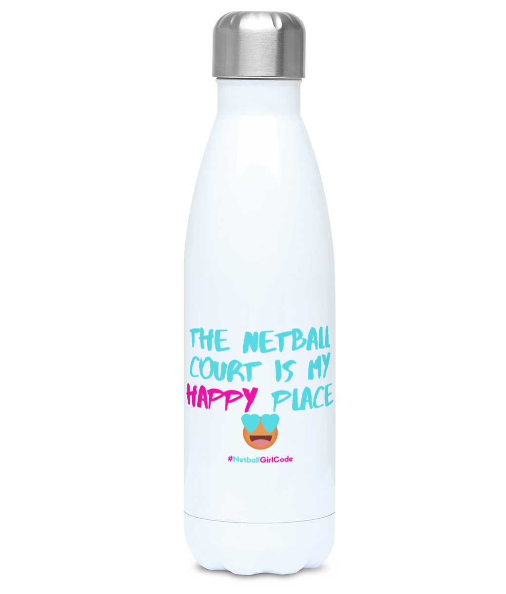 'Emoji' Netball Hydro Sports Water Bottle 500ml I Netball Gifts & Clothing