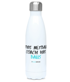 'This Netball Coach has Balls' Netball Water Bottle 500ml