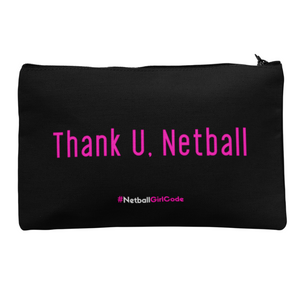 'Thank U Netball' Accessories Bag-Bags-Netball Gifts-Netball Gifts and Clothing