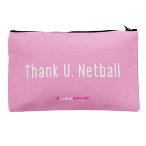 'Thank U Netball' Accessories Bag-Bags-Netball Gifts-Netball Gifts and Clothing