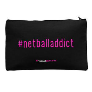 'Netball Addict' Accessories Bag-Bags-Netball Gifts-Netball Gifts and Clothing