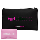'Netball Addict' Accessories Bag-Bags-Netball Gifts-Netball Gifts and Clothing