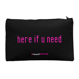 'Here if U Need' Accessories Bag-Bags-Netball Gifts-Netball Gifts and Clothing