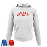'Netball Varsity' College Hoodie - Commonwealth Games-Clothing-Netball Gifts-Netball Gifts and Clothing