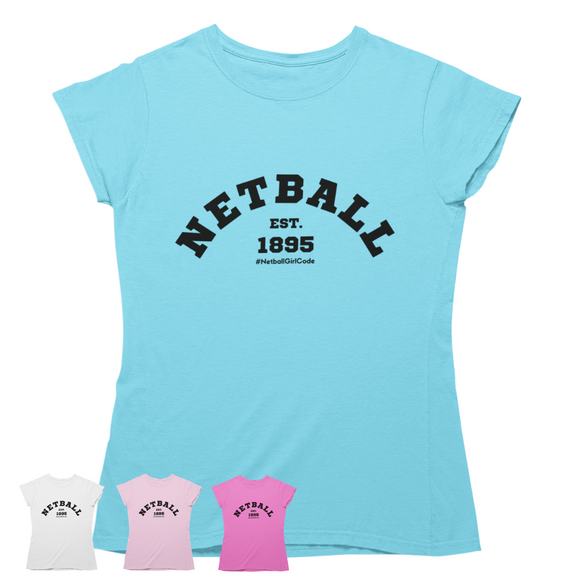 'Netball Varsity' Kids T-Shirt-Clothing-Netball Gifts-Netball Gifts and Clothing