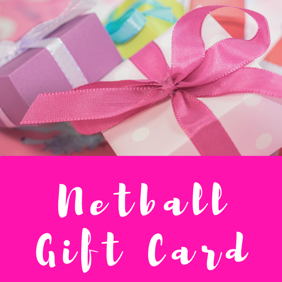 'Netball Gifts' Gift Card-Gift Card-Netball Gifts-Netball Gifts and Clothing