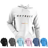 'Netball Friends' Kids Netball Hoodie-Clothing-Netball Gifts-Netball Gifts and Clothing