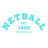 'Netball Varsity' Cropped College Hoodie-Clothing-Netball Gifts-XXS-Blue Writing-Netball Gifts and Clothing