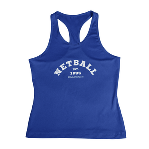 'Varsity Netball' Fitness Vest-Clothing-Netball Gifts-Netball Gifts and Clothing