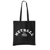 'Netball Varsity' Shoulder Tote Bag-Bags-Netball Gifts-White Writing-Netball Gifts and Clothing