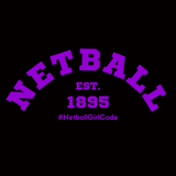 'Netball Varsity' Cropped College Hoodie-Clothing-Netball Gifts-XXS-Purple Writing-Netball Gifts and Clothing