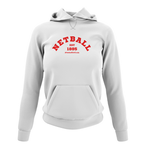 'Netball Varsity' College Hoodie - Commonwealth Games-Clothing-Netball Gifts-Netball Gifts and Clothing