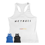 'Netball Friends' Fitness Vest-Clothing-Netball Gifts-Netball Gifts and Clothing