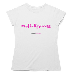'Netball Princess' Kids T-Shirt-Clothing-Netball Gifts-Netball Gifts and Clothing