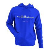 'Princess' Kids Netball Hoodie-Clothing-Netball Gifts-Royal Blue-Age 3-4-Netball Gifts and Clothing