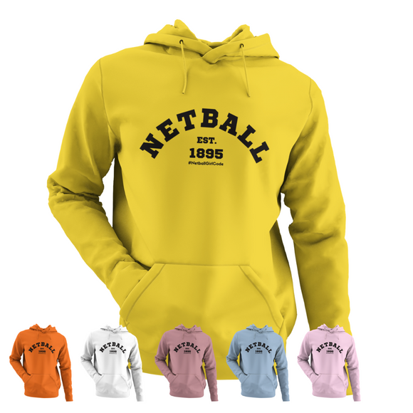 'Varsity' Kids Netball Light Hoodie-Clothing-Netball Gifts-Netball Gifts and Clothing