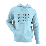 'Pivot Pivot Pivot' Kids Netball Hoodie-Clothing-Netball Gifts-Sky Blue-Age 3-4-Netball Gifts and Clothing