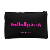 'Netball Princess' Accessories Bag-Bags-Netball Gifts-Black-M-Netball Gifts and Clothing