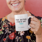 'This Netball Coach has Balls' 11oz Ceramic Netball Mug-Mugs & Drinkware-Netball Gifts-Netball Gifts and Clothing