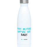'This Netball Umpire has Balls' Netball Water Bottle 500ml-Water Bottles-Netball Gifts-Netball Gifts and Clothing